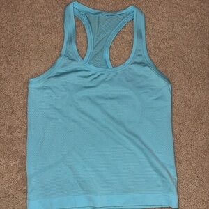 Women’s Lulu Light Blue Racerback Tank Top